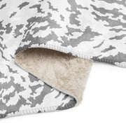 Barvikha Snow Russian CAMO Sherpa Blanket
