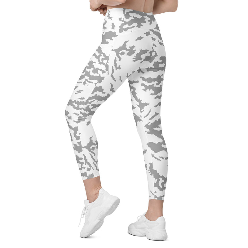 Barvikha Snow Russian CAMO Womens Leggings with Pockets - Women
