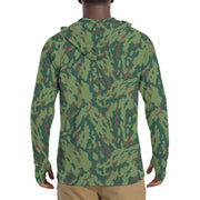 Barvikha Spring Russian CAMO Mens Sunscreen Sports Hoodie With Thumb Holes