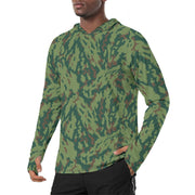 Barvikha Spring Russian CAMO Mens Sunscreen Sports Hoodie With Thumb Holes - S / White