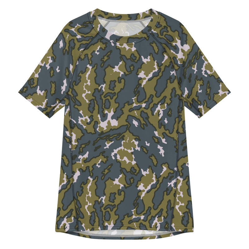 Barvikha Tundra Russian CAMO Mens Short-Sleeve Rash Guard - 2XS - SS
