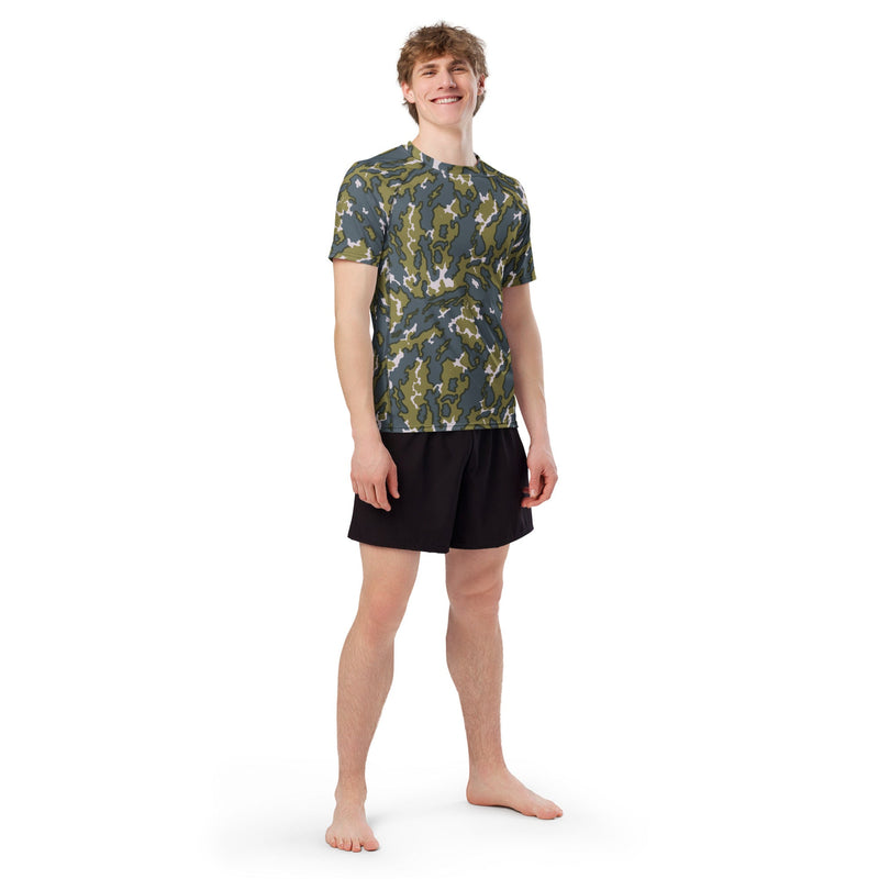 Barvikha Tundra Russian CAMO Mens Short-Sleeve Rash Guard - SS