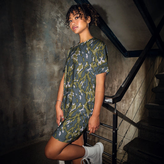 Barvikha Tundra Russian CAMO Womens T-Shirt Dress - 2XS