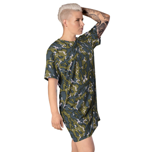 Barvikha Tundra Russian CAMO Womens T-Shirt Dress