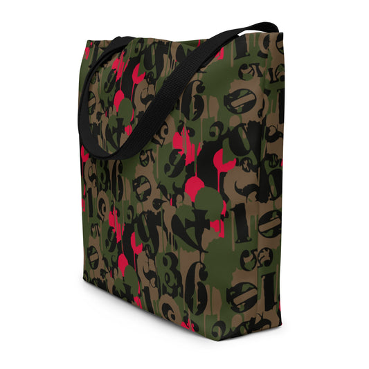Battle Royale 2 CAMO Large Tote Bag - Bags