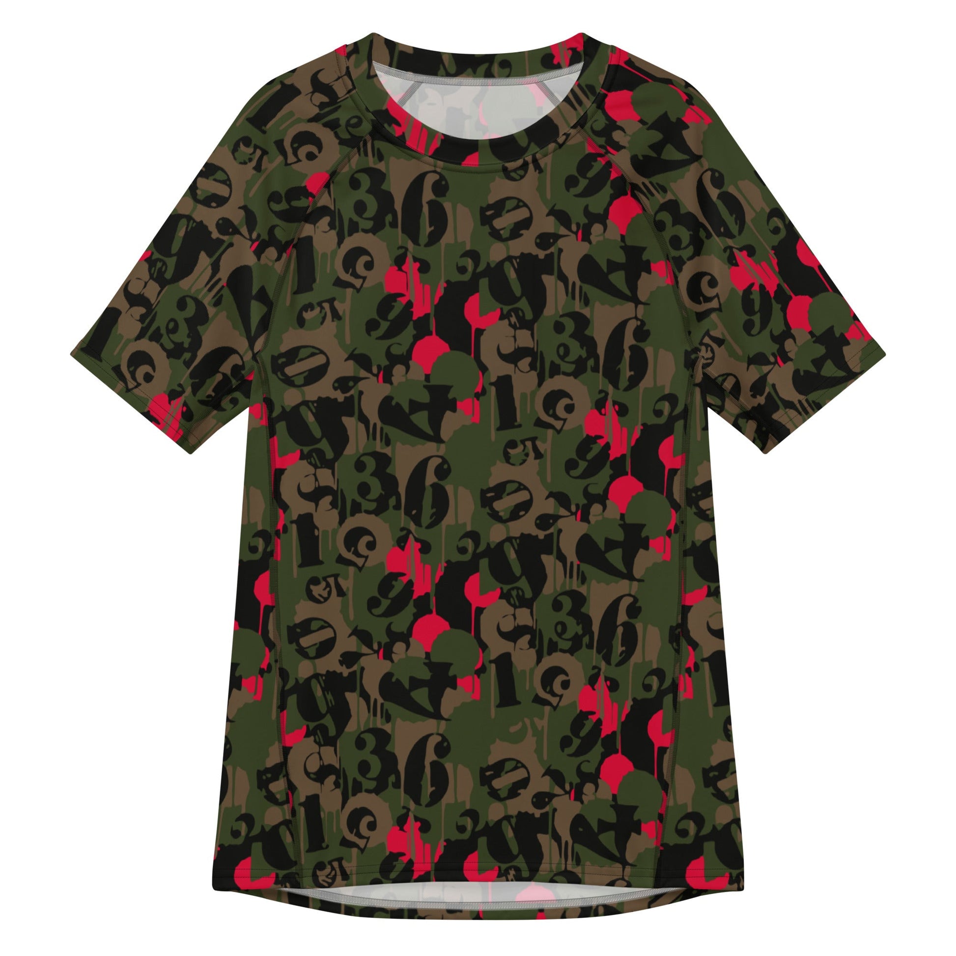 Battle Royale 2 CAMO Mens Short-Sleeve Rash Guard - 2XS