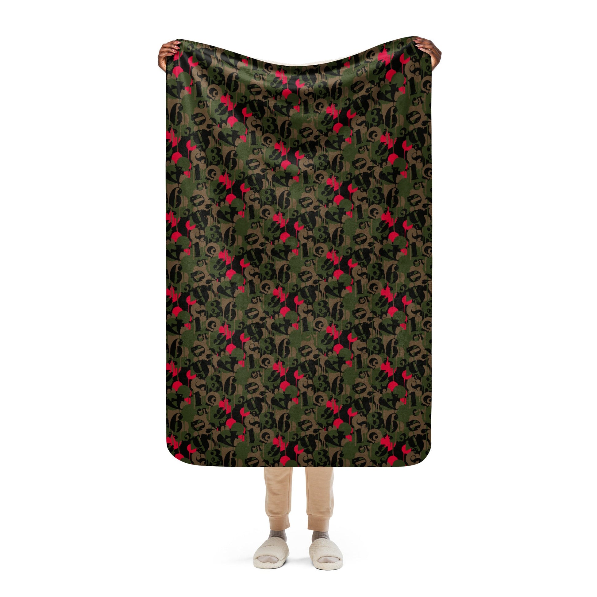 Battle Royale 2 CAMO Sherpa blanket - 37″×57″ - Blanket
