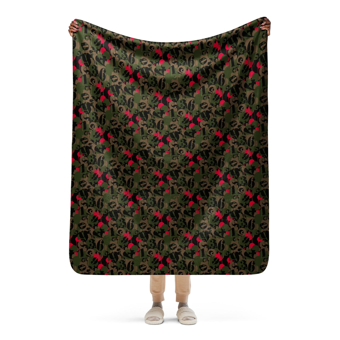 Battle Royale 2 CAMO Sherpa blanket - 50″×60″ - Blanket