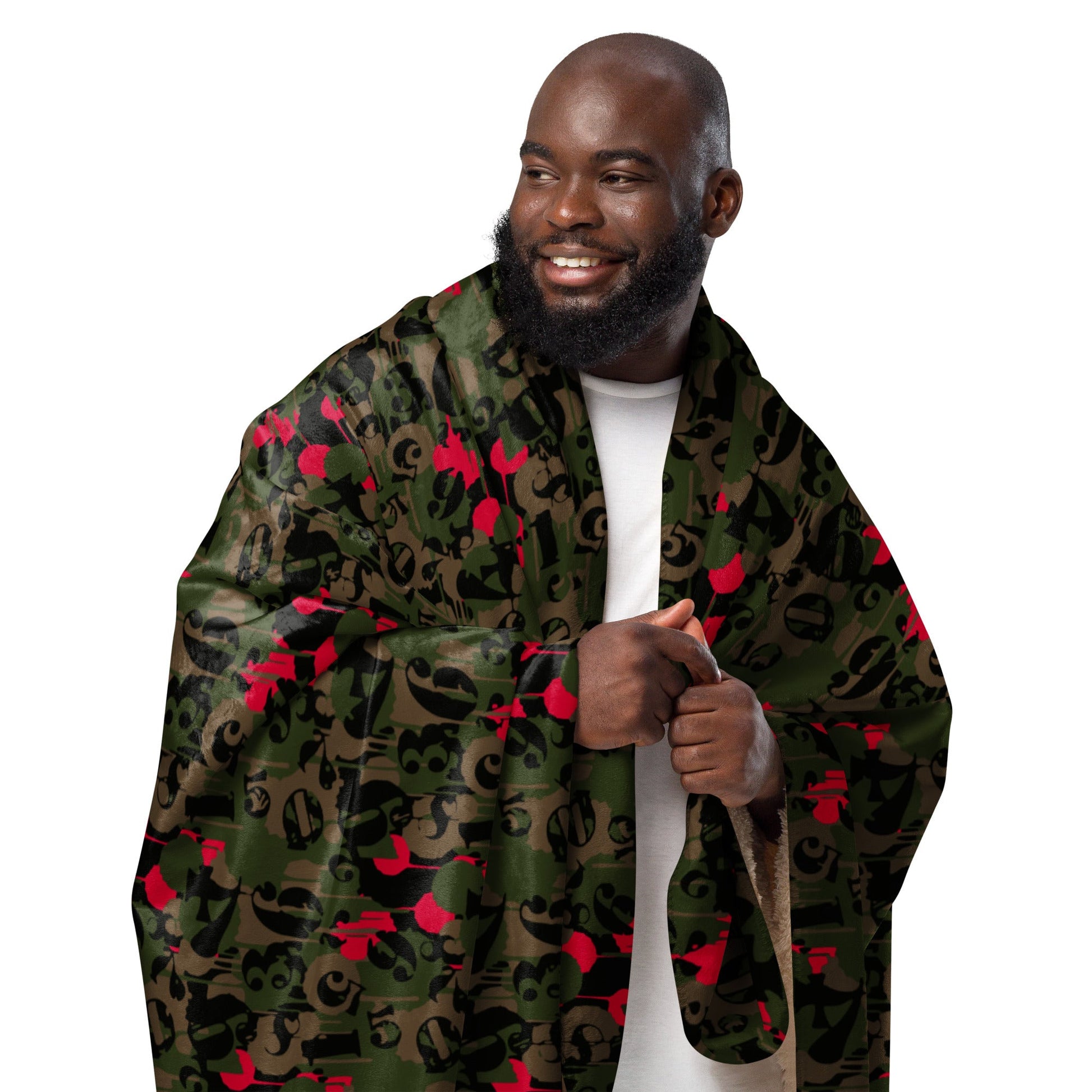 Battle Royale 2 CAMO Sherpa blanket - Blanket