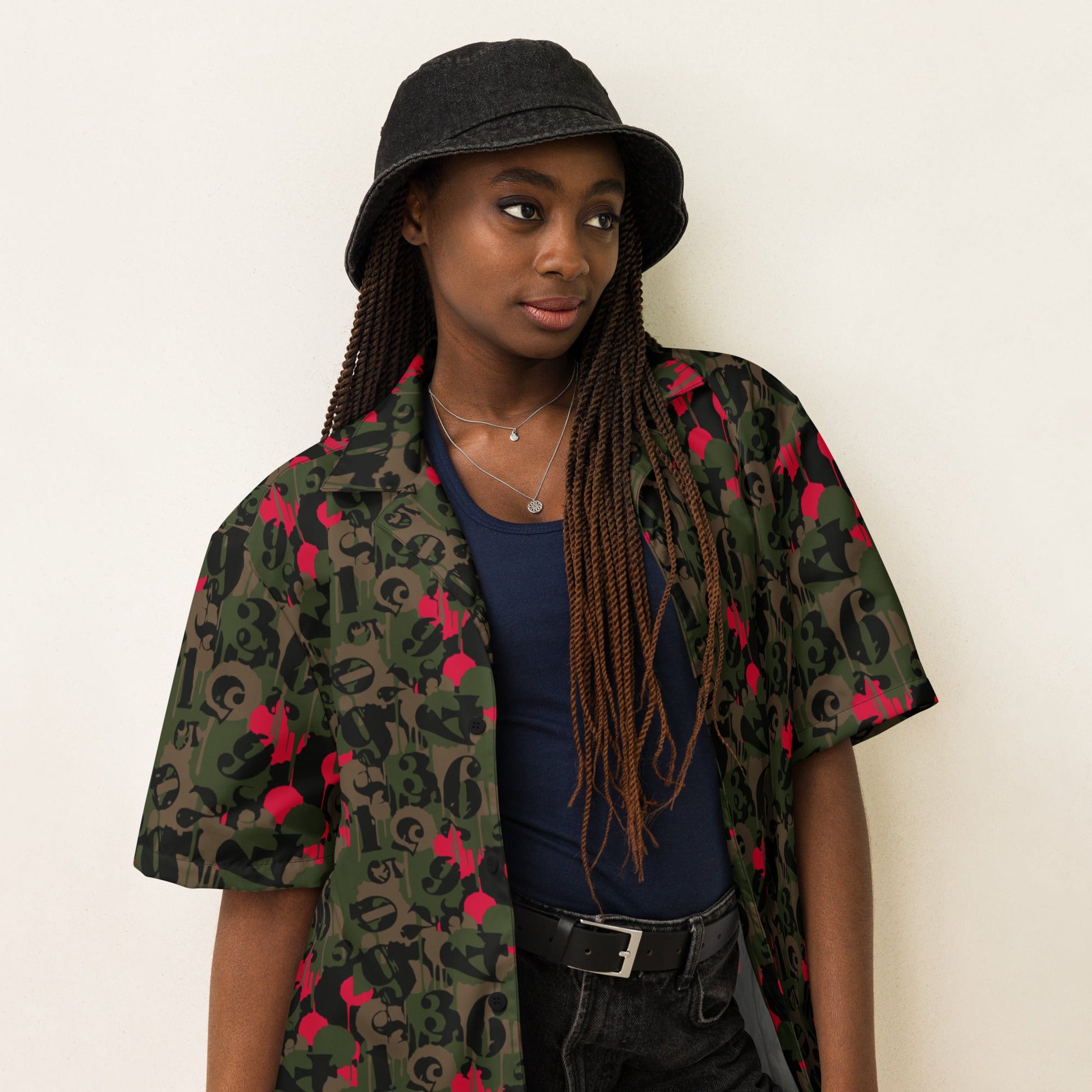 Battle Royale 2 CAMO Unisex button shirt - Button Shirts