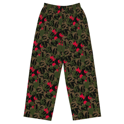 Battle Royale 2 CAMO unisex wide-leg pants - 2XS - Wide-leg Pants