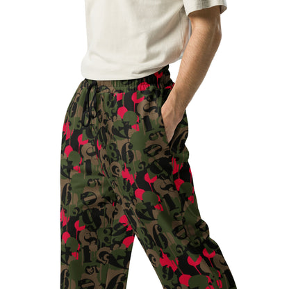 Battle Royale 2 CAMO Wide-leg joggers - Joggers