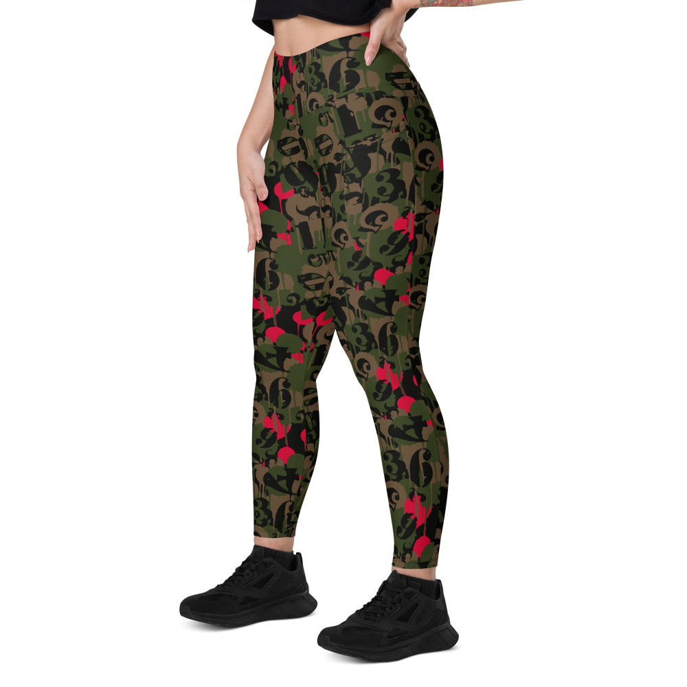 Battle Royale CAMO Leggings with pockets - Womens With Pockets