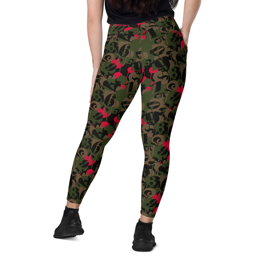 Battle Royale CAMO Leggings with pockets - Womens With Pockets