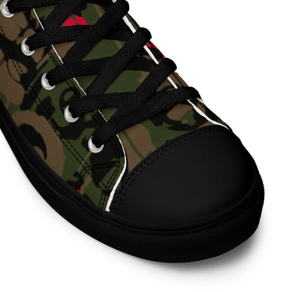 Battle Royale CAMO Men’s high top canvas shoes - Mens High Top Canvas Shoes