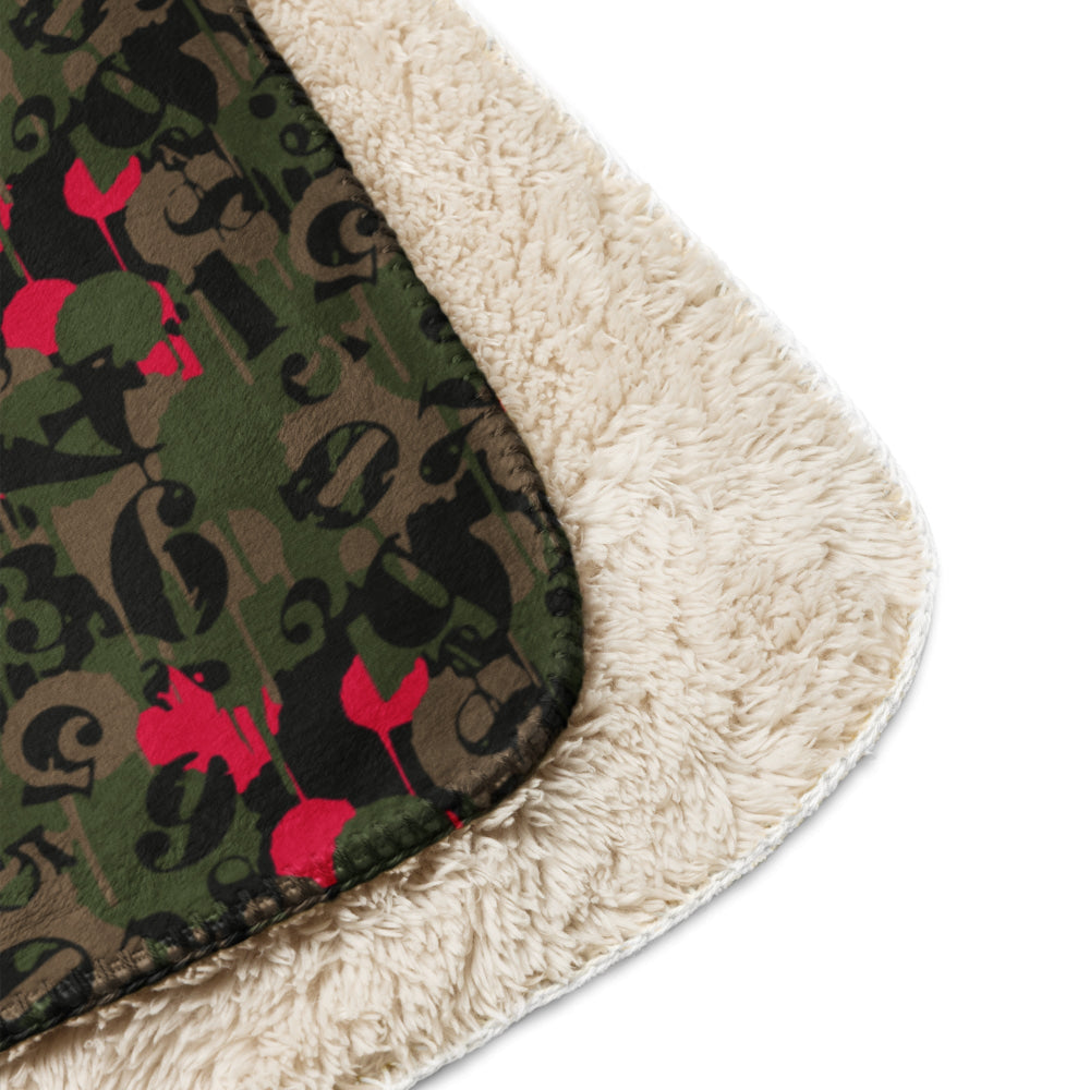 Battle Royale CAMO Sherpa blanket - Blanket