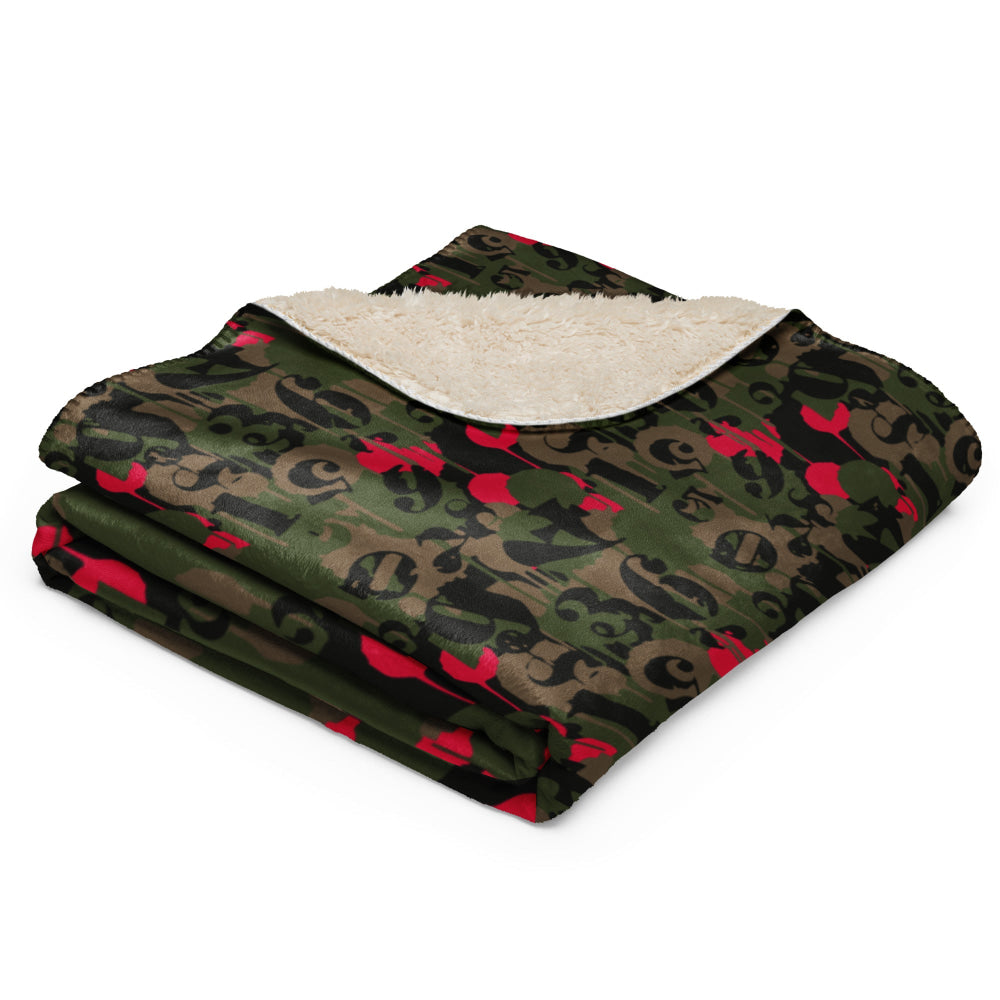 Battle Royale CAMO Sherpa blanket - Blanket