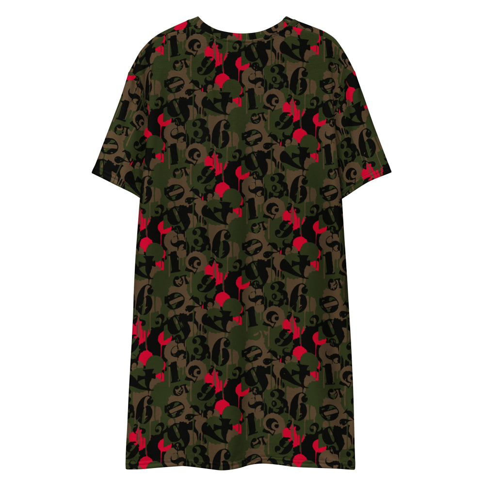 Battle Royale CAMO T-shirt dress - Womens T-Shirt Dress