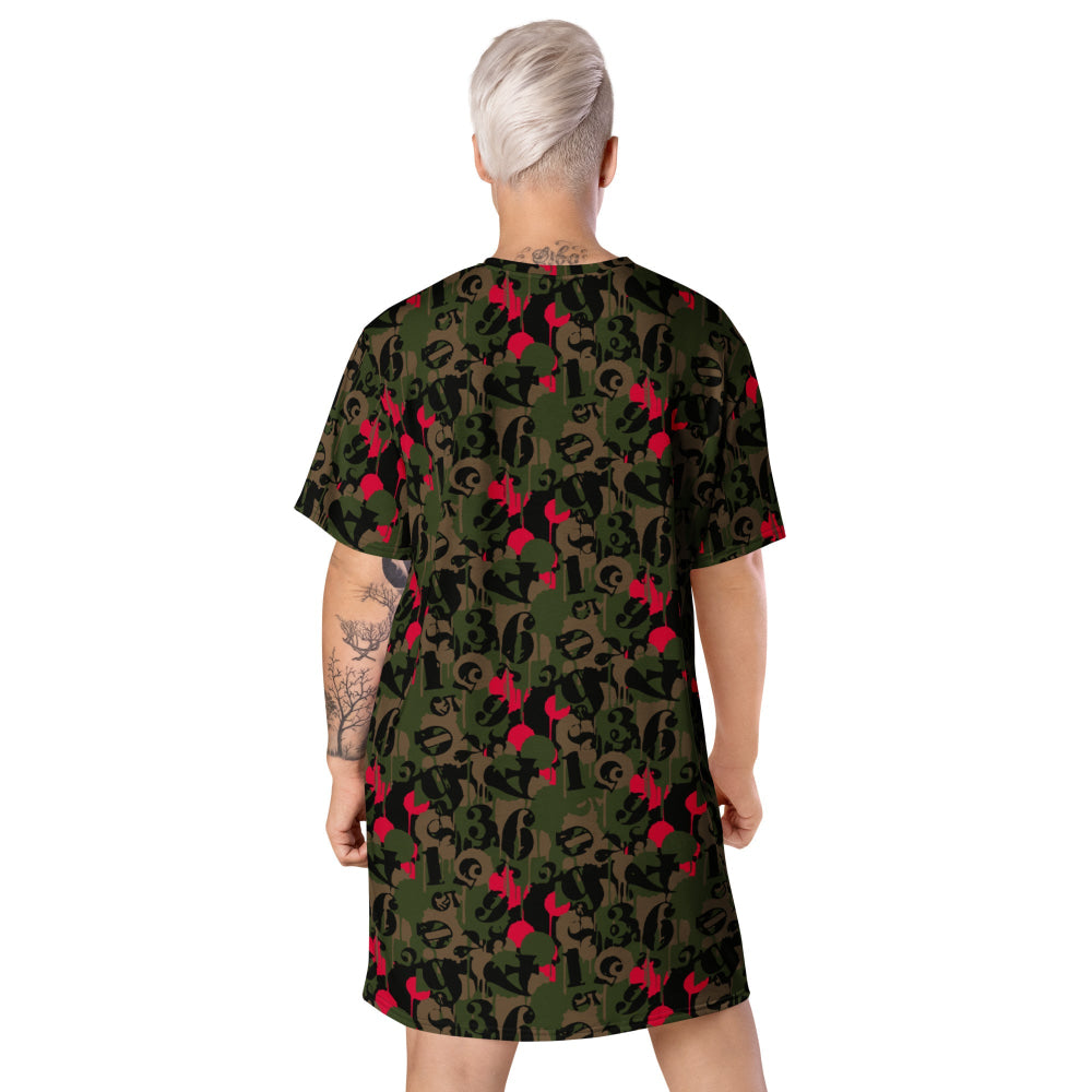 Battle Royale CAMO T-shirt dress - Womens T-Shirt Dress