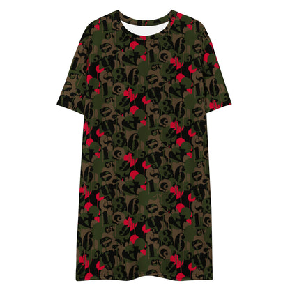 Battle Royale CAMO T-shirt dress - Womens T-Shirt Dress