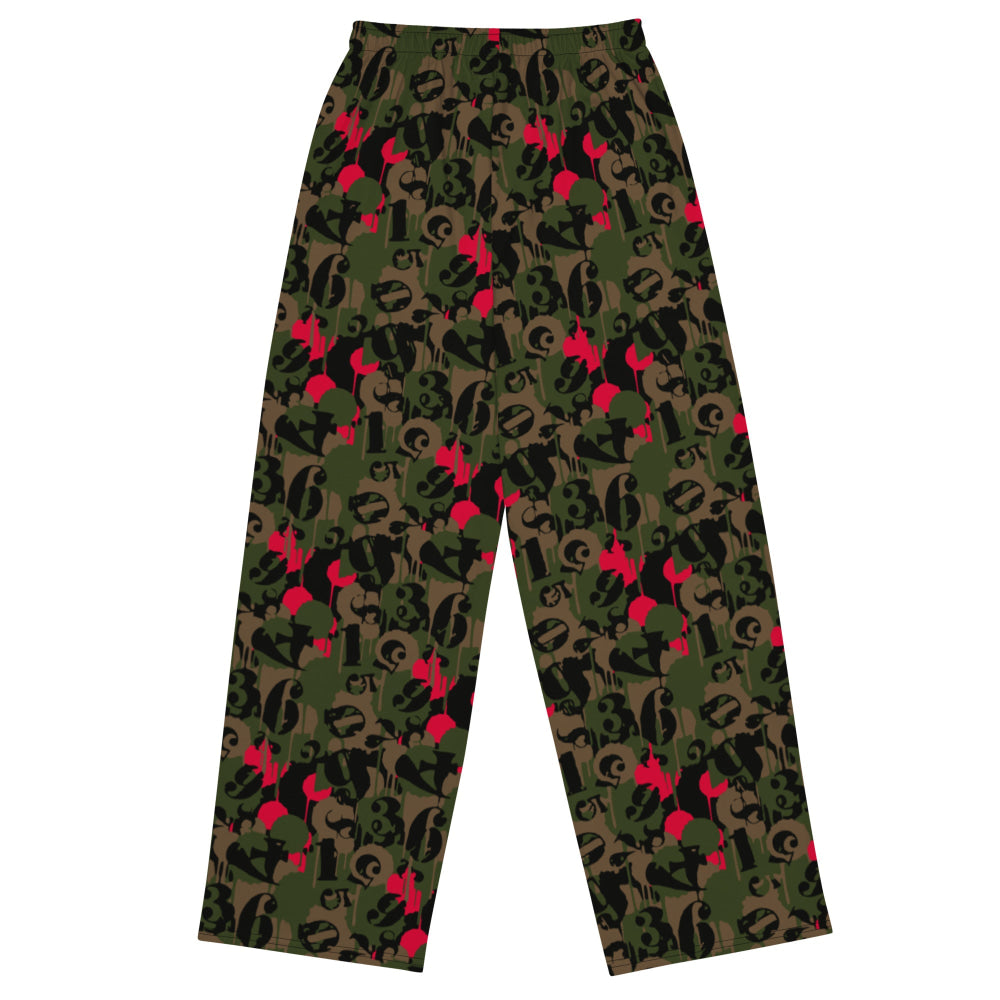 Battle Royale CAMO unisex wide-leg pants - Unisex Wide-Leg Pants