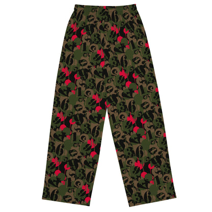 Battle Royale CAMO unisex wide-leg pants - Unisex Wide-Leg Pants