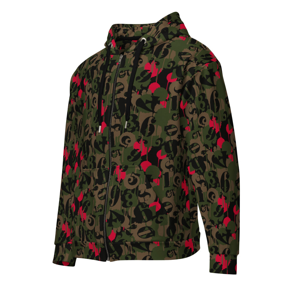 Battle Royale CAMO Unisex zip hoodie - 2XS - Zip Hoodie