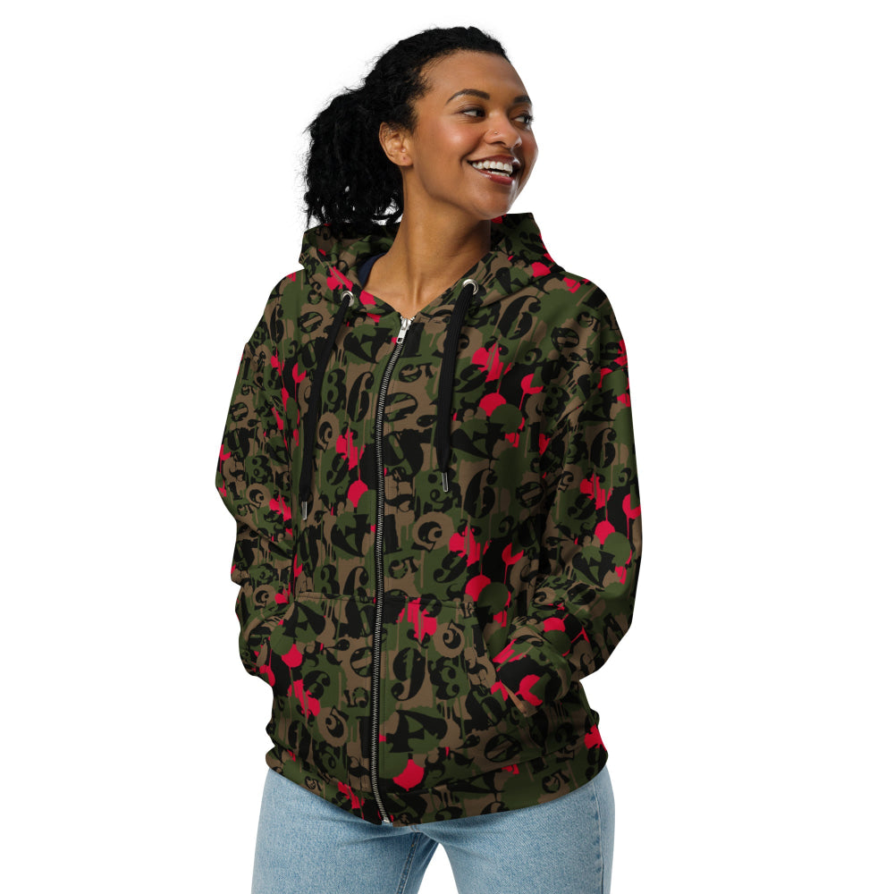 Battle Royale CAMO Unisex zip hoodie - Zip Hoodie