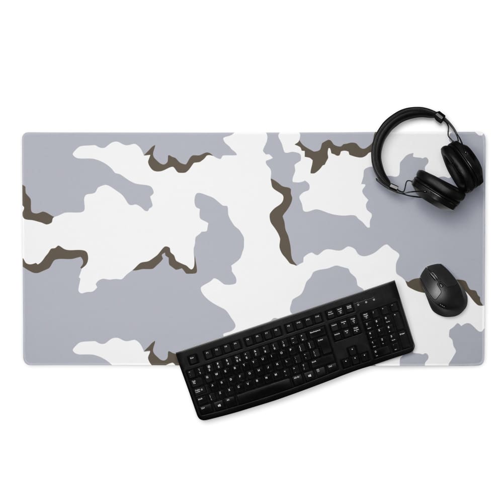 Battlefield Bad Company 2 American Snow CAMO Gaming mouse pad - 36″×18″