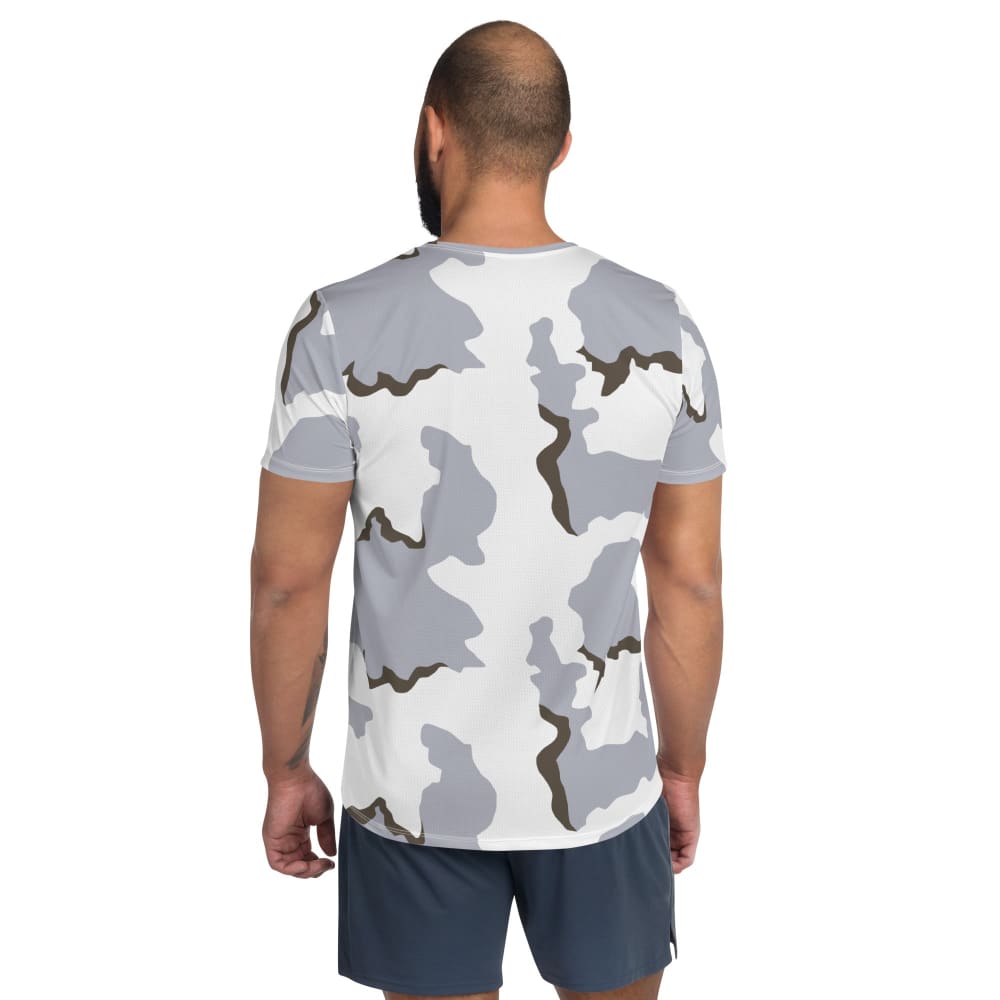 Battlefield Bad Company 2 American Snow CAMO Men’s Athletic T-shirt