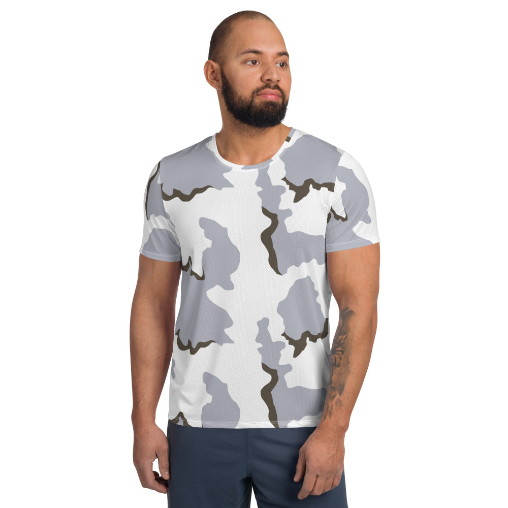 Battlefield Bad Company Snow CAMO Men’s Athletic T-shirt - Mens T-Shirt