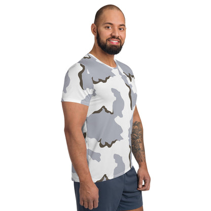 Battlefield Bad Company Snow CAMO Men’s Athletic T-shirt - Mens T-Shirt