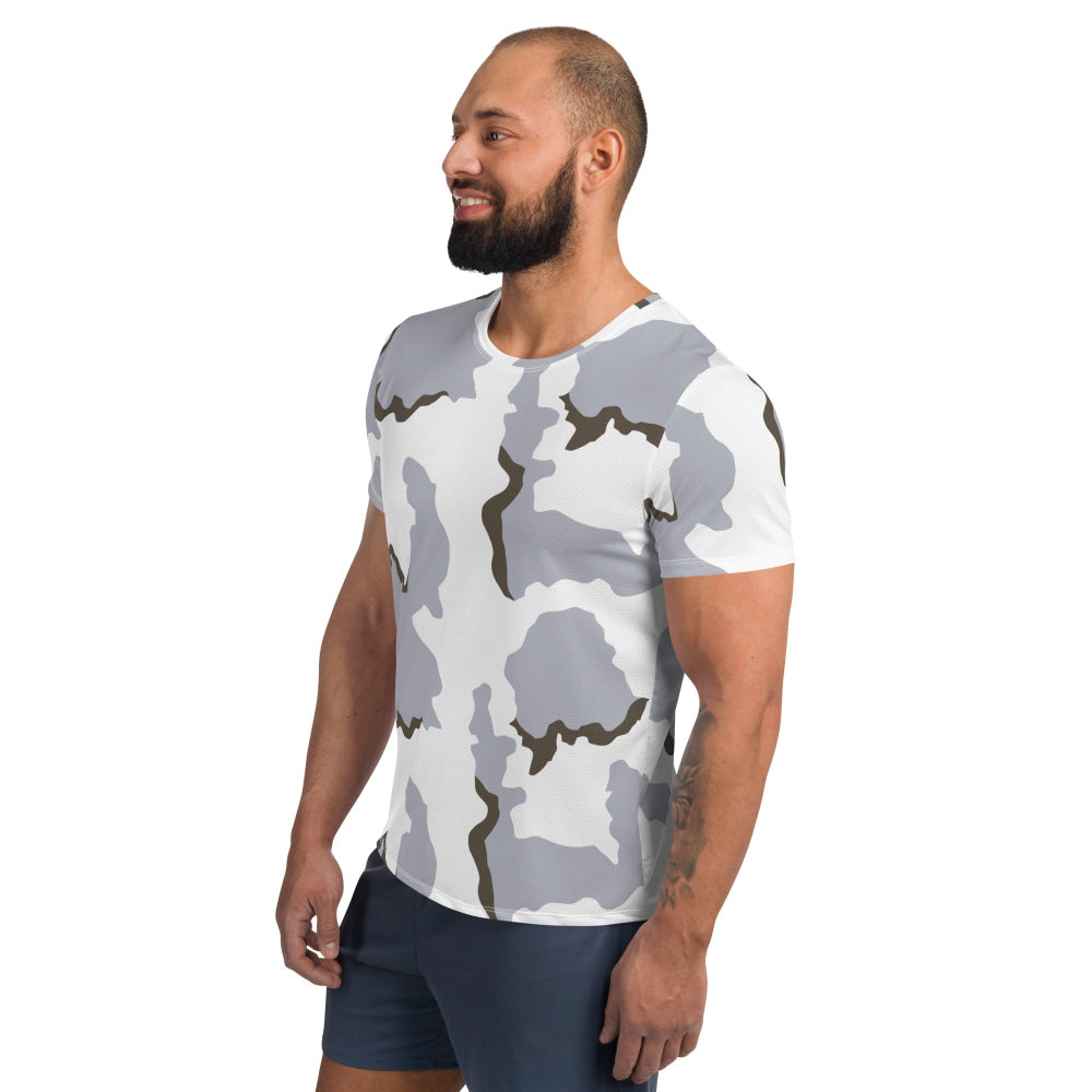 Battlefield Bad Company Snow CAMO Men’s Athletic T-shirt - Mens T-Shirt