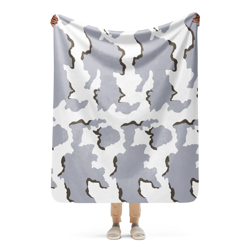 Battlefield Bad Company Snow CAMO Sherpa blanket - 50″×60″ - Blanket