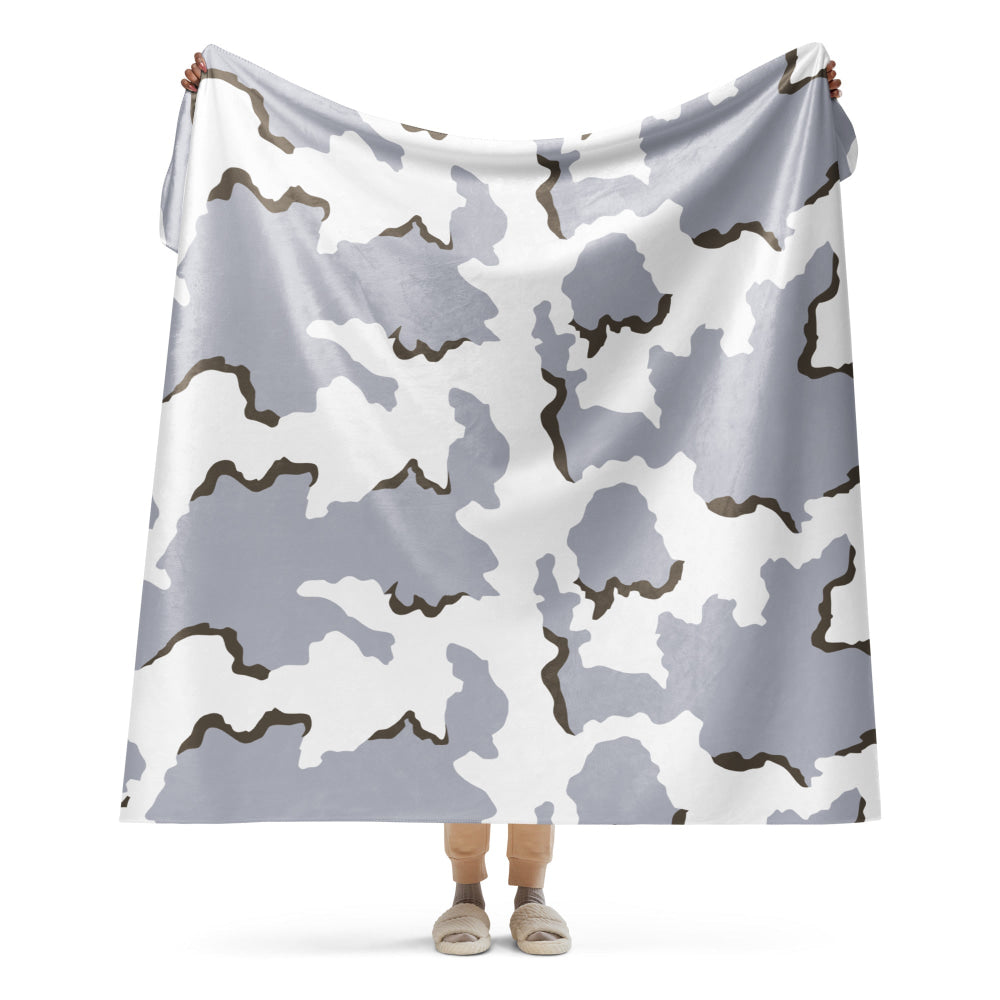 Battlefield Bad Company Snow CAMO Sherpa blanket - 60″×80″ - Blanket