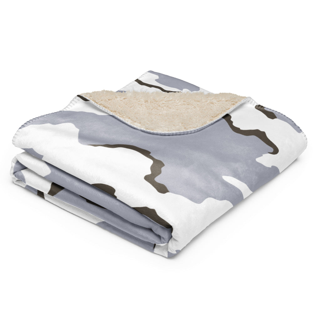 Battlefield Bad Company Snow CAMO Sherpa blanket - Blanket