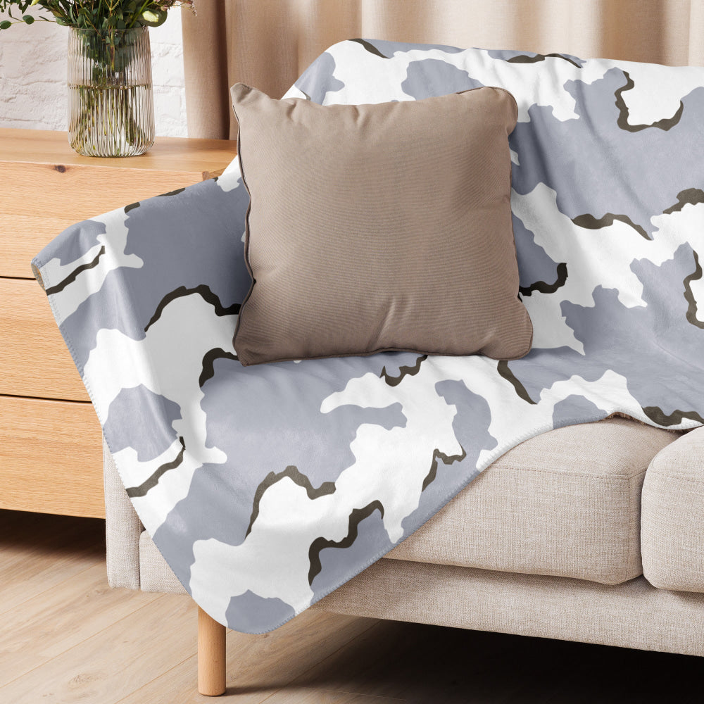 Battlefield Bad Company Snow CAMO Sherpa blanket - Blanket