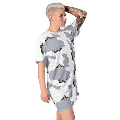 Battlefield Bad Company Snow CAMO T-shirt dress - Womens T-Shirt Dress