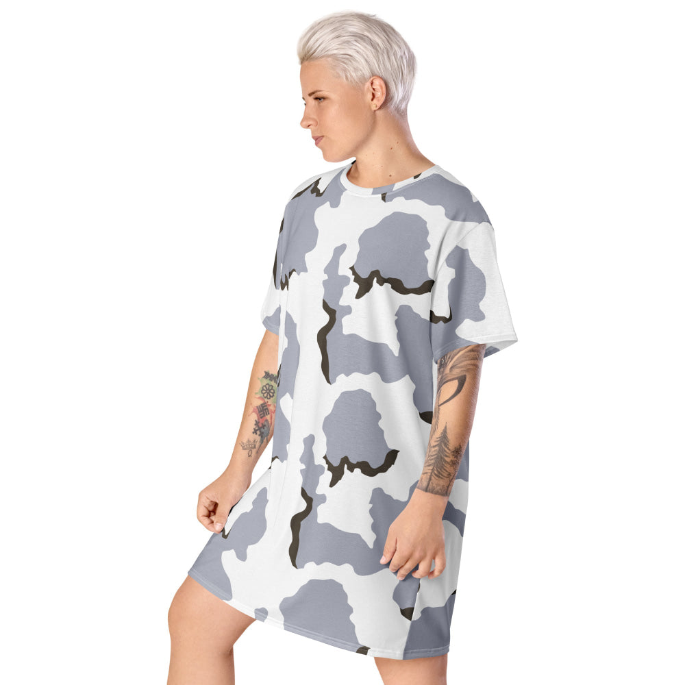 Battlefield Bad Company Snow CAMO T-shirt dress - Womens T-Shirt Dress