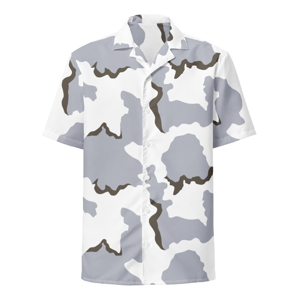 Battlefield Bad Company Snow CAMO Unisex button shirt - Button Shirt