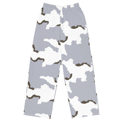 Battlefield Bad Company Snow CAMO unisex wide-leg pants - 2XS - Unisex Wide-Leg Pants