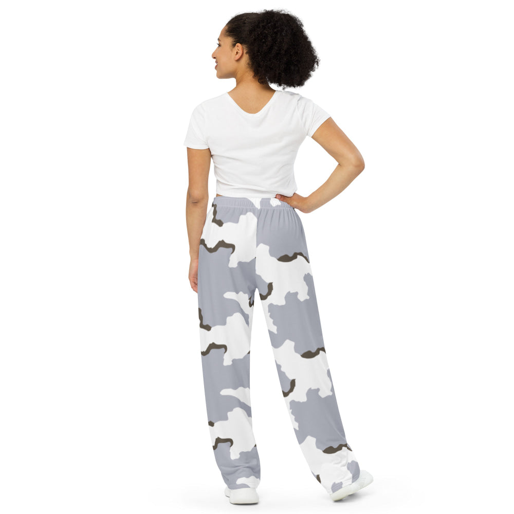 Battlefield Bad Company Snow CAMO unisex wide-leg pants - Unisex Wide-Leg Pants