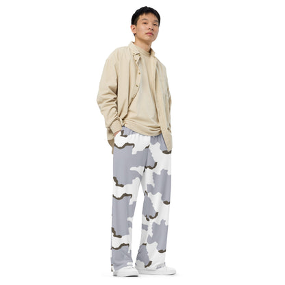 Battlefield Bad Company Snow CAMO unisex wide-leg pants - Unisex Wide-Leg Pants