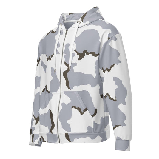 Battlefield Bad Company Snow CAMO Unisex zip hoodie - 2XS