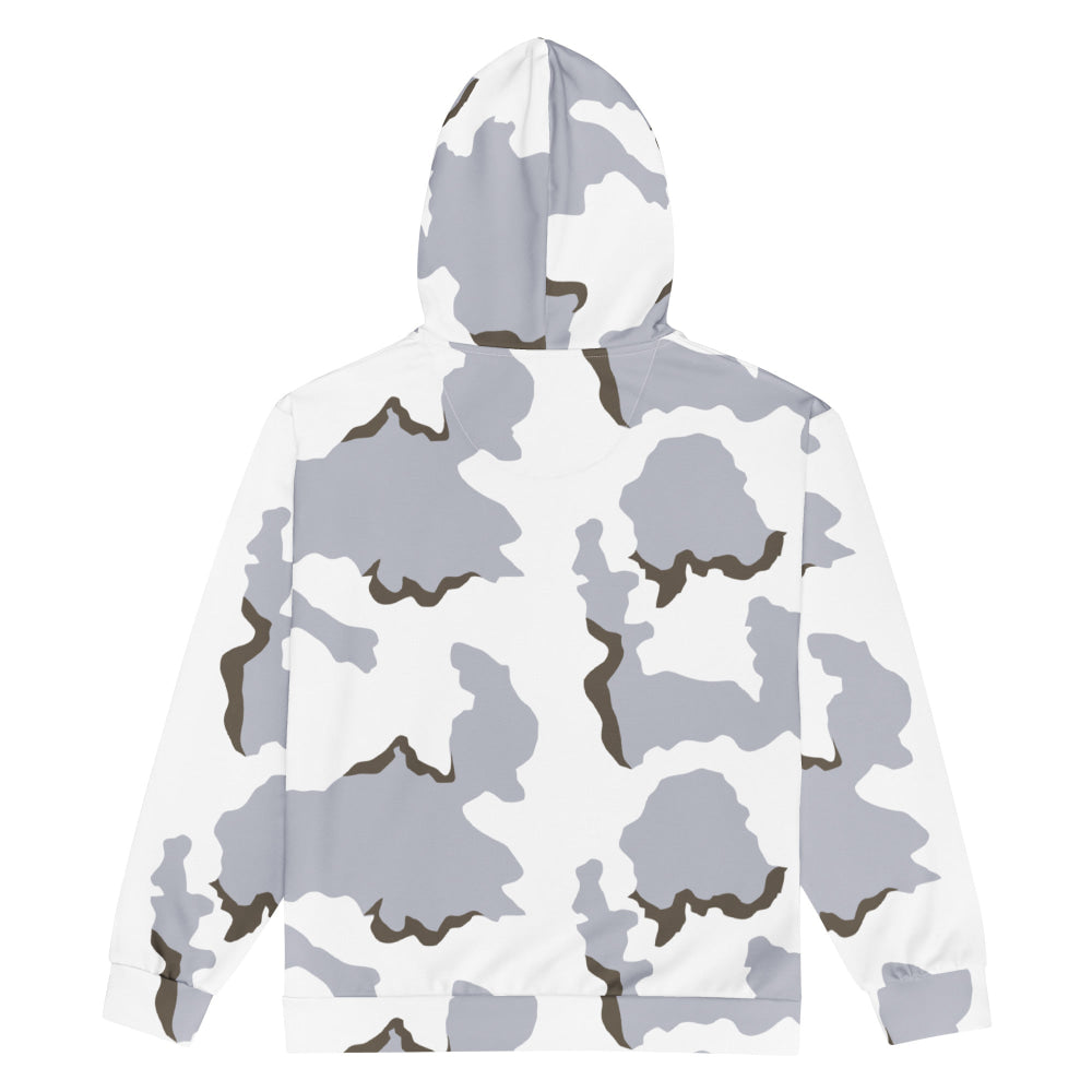 Battlefield Bad Company Snow CAMO Unisex zip hoodie - Zip Hoodie