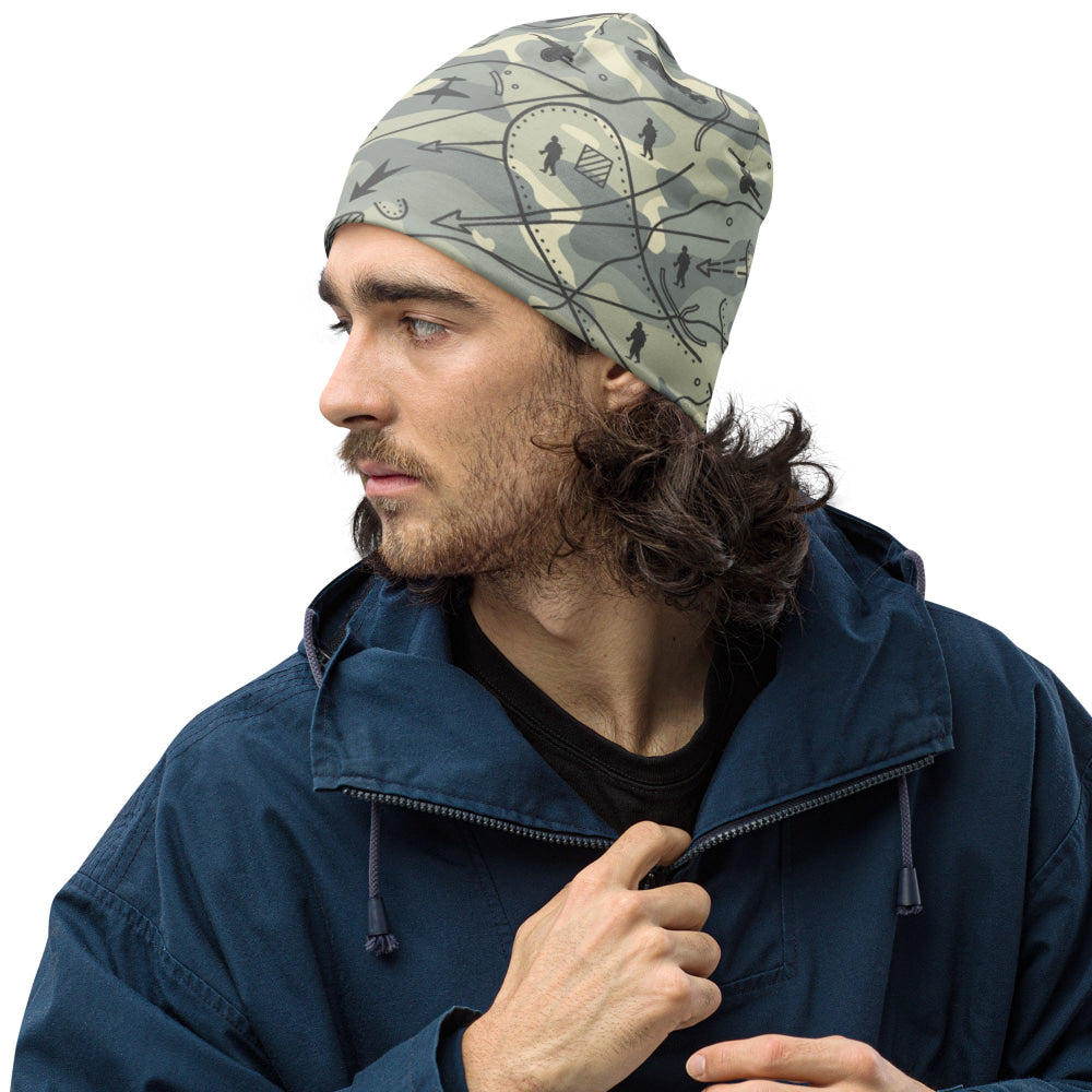 Battlefield Map CAMO Beanie - S