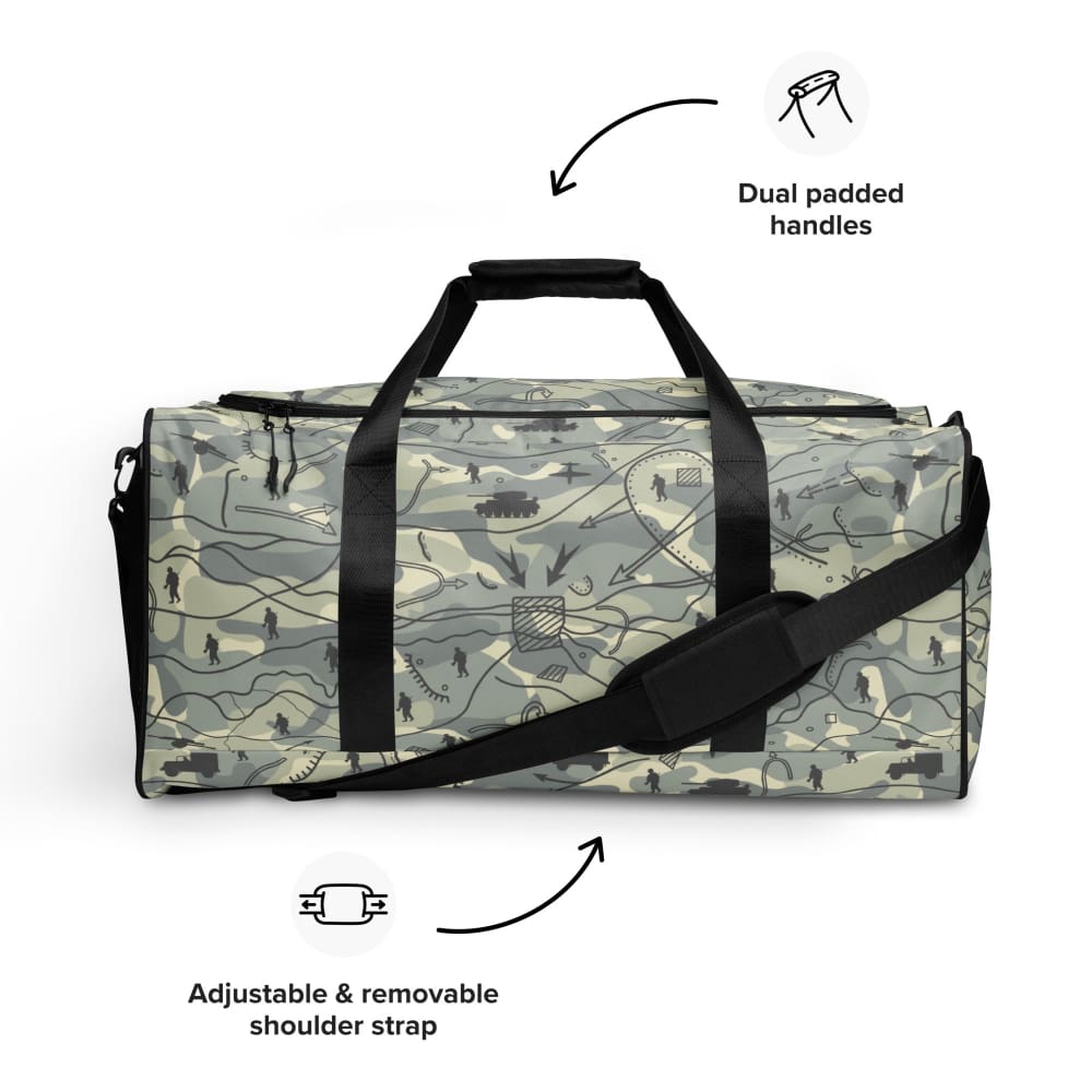 Battlefield Map CAMO Duffle bag