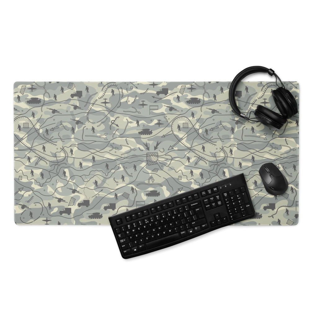 Battlefield Map CAMO Gaming mouse pad - 36″×18″ - Mouse Pad