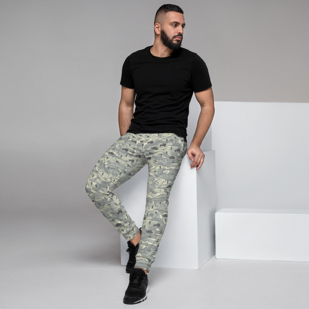 Battlefield Map CAMO Men’s Joggers - Mens