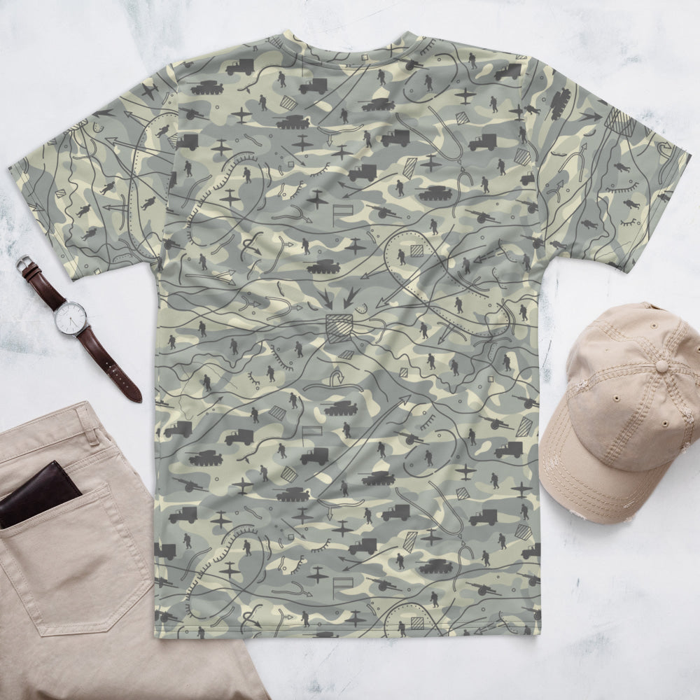 Battlefield Map CAMO Men’s T-shirt - Mens T-Shirt